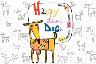 Download Happy Indian Dogs: Patterns, Prints - Happy Collection