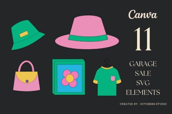 Download Garage Sale SVG Elements - Element Collection