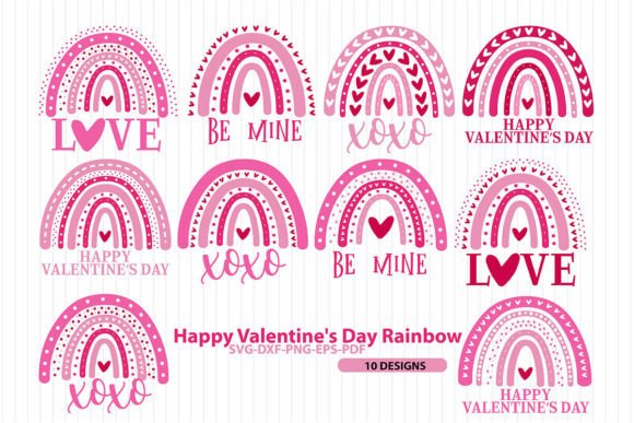Download Happy Valentine's Day Rainbow Bundle - Happy Collection