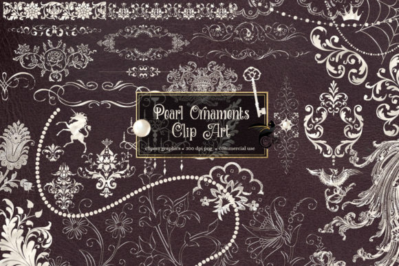 Download Pearl Ornament Clipart - Ornament clipart Collection