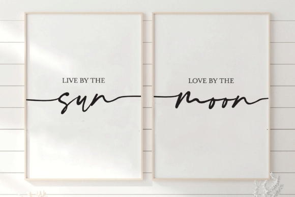 Download Live by the Sun Love by the Moon Print - Moon print Collection