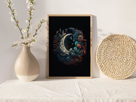 Download Boho Moon Printable Wall Art - Moon print Collection