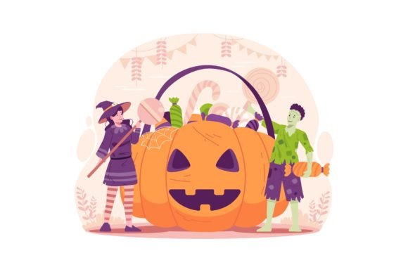 Download Happy Halloween Illustration - Happy Collection