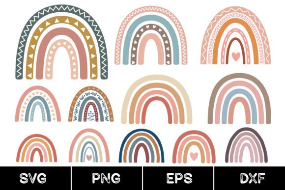 Download Boho Rainbow, Layered Bohemian Rainbow - Boho rainbow Collection