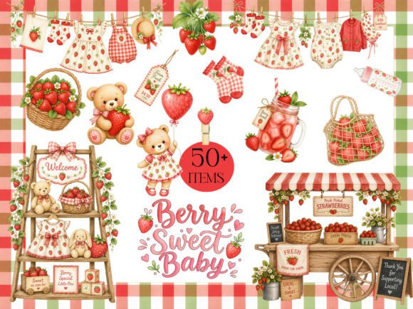 Download Strawberry Sweet Harvest Baby Collection - Strawberry Collection