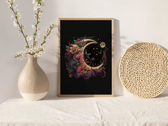 Download Boho Moon Printable Wall Art - Moon print Collection