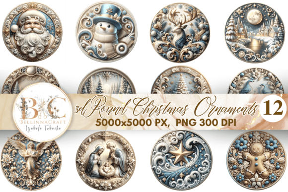 Download 3D Christmas Ornament Clipart Bundle PNG - Ornament clipart Collection